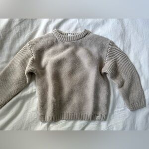 Zara Beige Knit Pullover